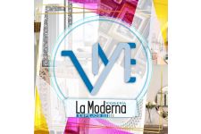 Logo para VIDRIERÍA La Moderna ESPEJOS Logo para VIDRIERÍA La Moderna ESPEJOS